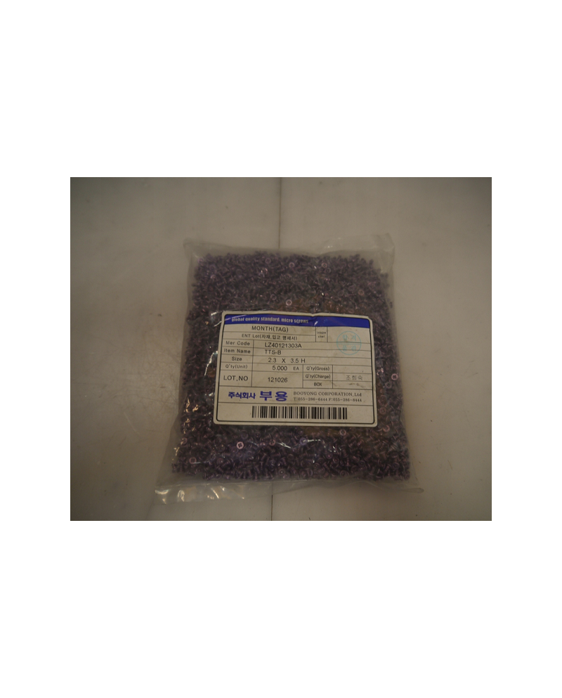 Śrubk montażowei 2.3 x 3.5H 5000 tys sztuk