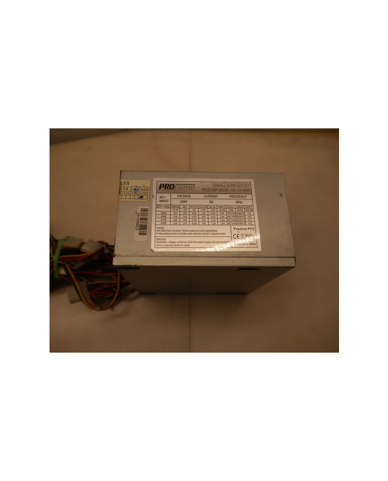 Zasilacz ATX PROCOMP 400W KY-400W